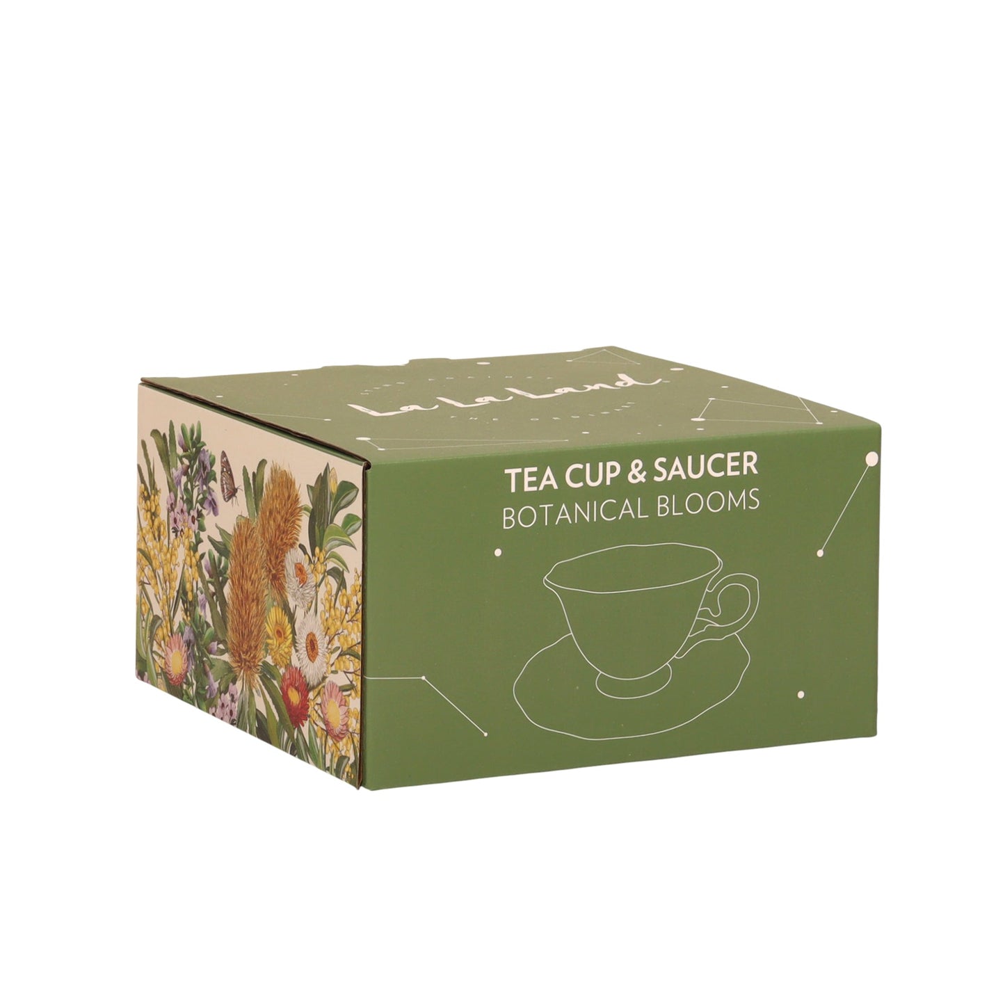 Tea Cup & Saucer Botanical Blooms