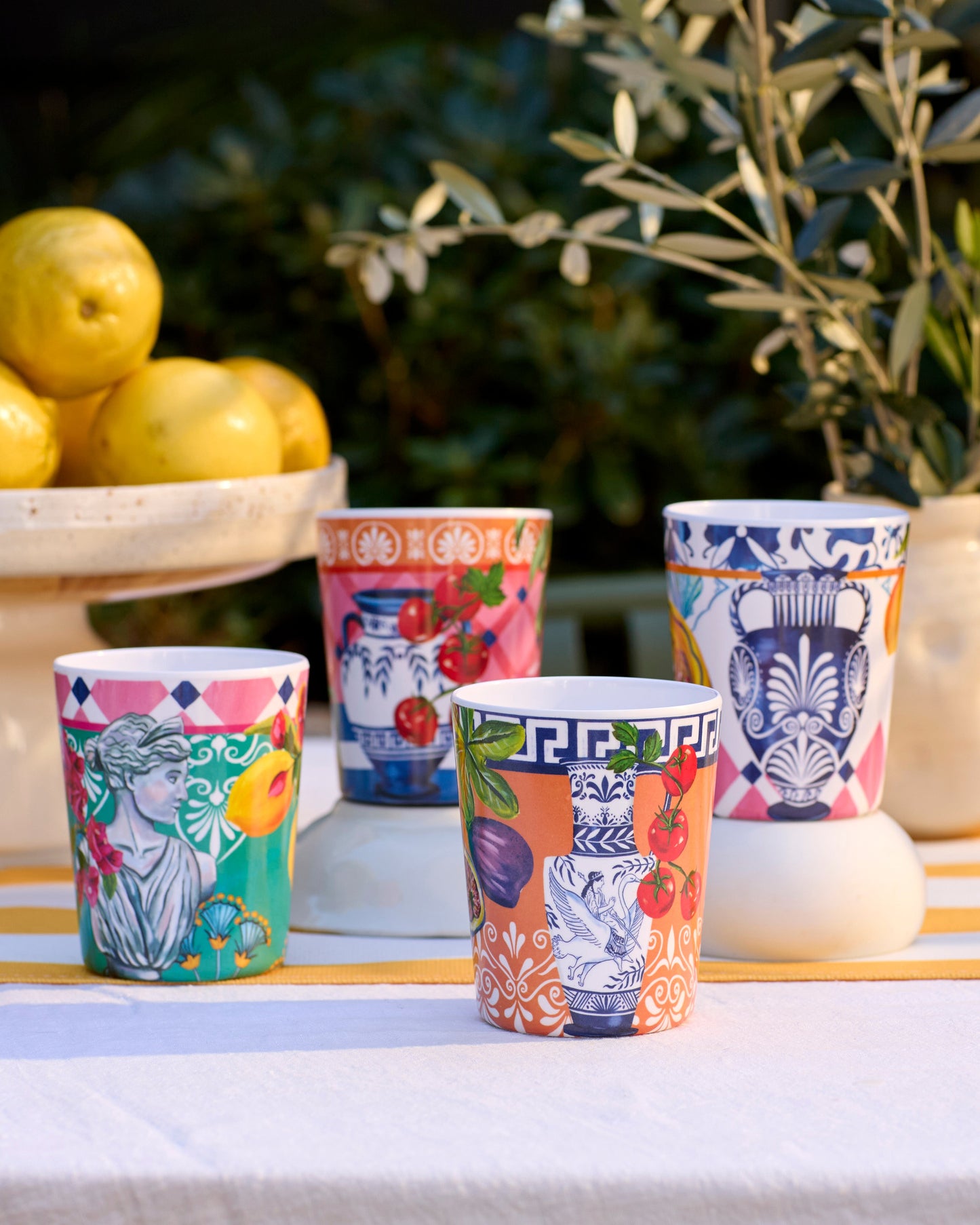 Cup Set Mediterranean Summer