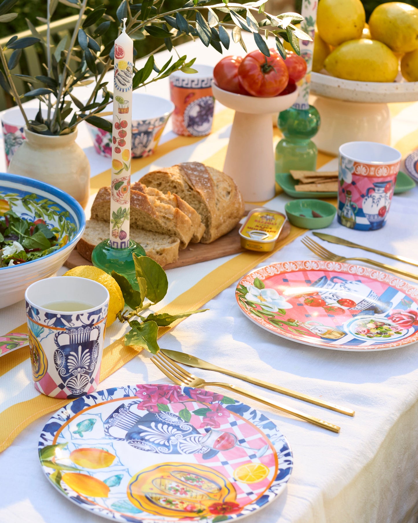 Cup Set Mediterranean Summer