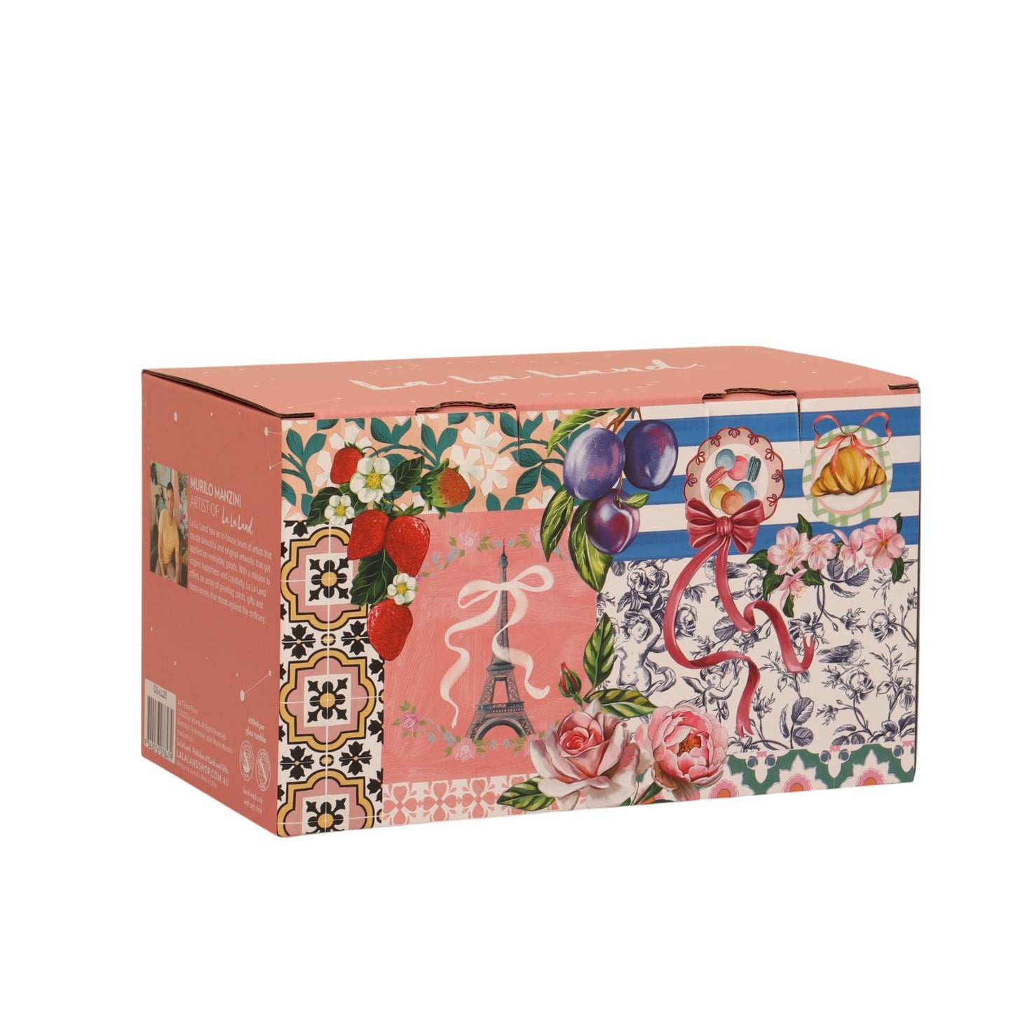 Glass Tumbler Large Je t'aime Paris (Set of 2 glasses)