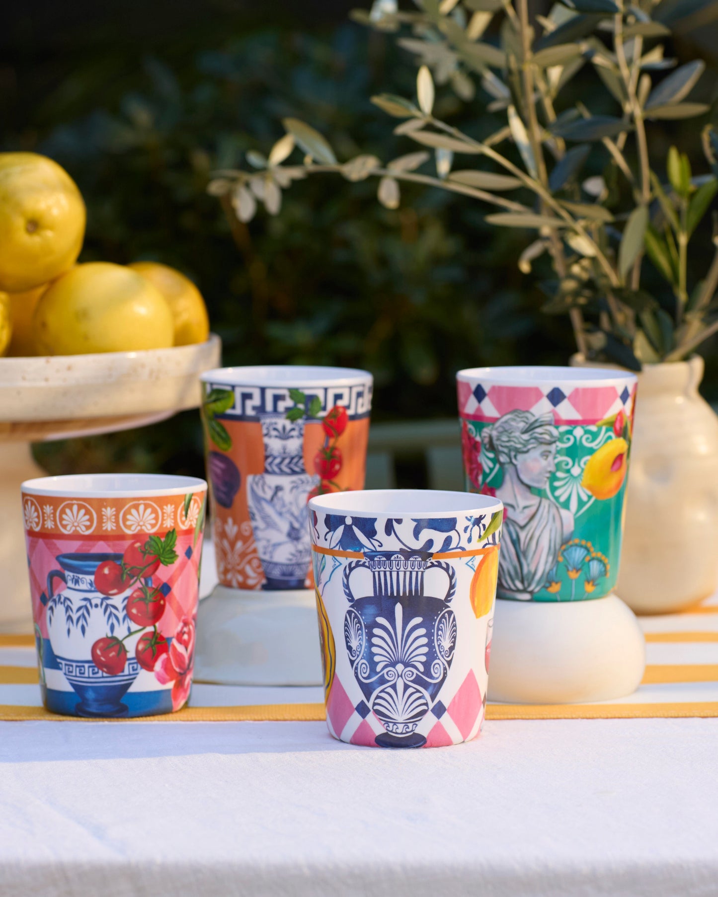 Cup Set Mediterranean Summer