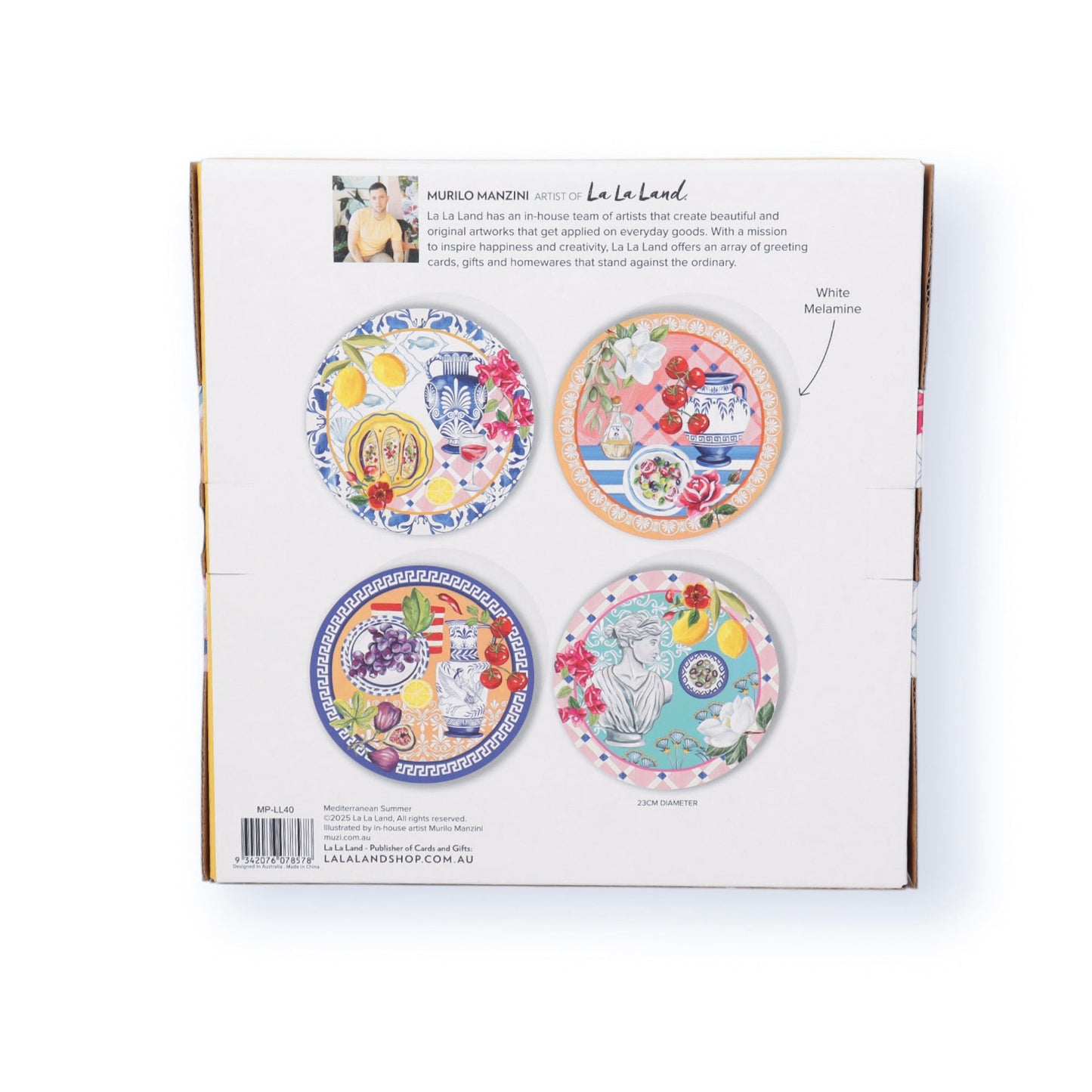 Plate Set Mediterranean Summer